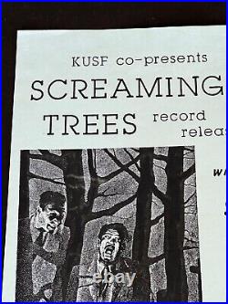 Screaming Trees Short Dogs Grow Kennel Club 1988 Original Concert Poster