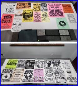 Seattle/Northwest Concert Poster Flyer Lot of 28 Vintage 1980s-90s Public Enemy+