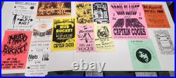 Seattle/Northwest Concert Poster Flyer Lot of 28 Vintage 1980s-90s Public Enemy+