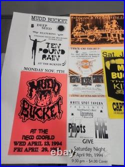 Seattle/Northwest Concert Poster Flyer Lot of 28 Vintage 1980s-90s Public Enemy+