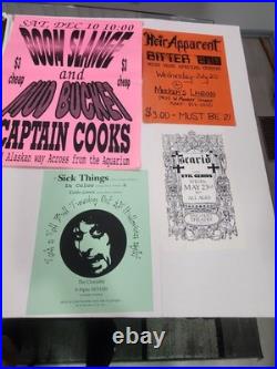 Seattle/Northwest Concert Poster Flyer Lot of 28 Vintage 1980s-90s Public Enemy+