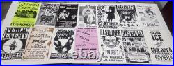 Seattle/Northwest Concert Poster Flyer Lot of 28 Vintage 1980s-90s Public Enemy+