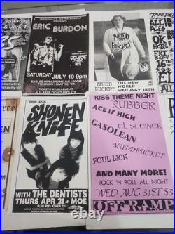 Seattle/Northwest Concert Poster Flyer Lot of 28 Vintage 1980s-90s Public Enemy+