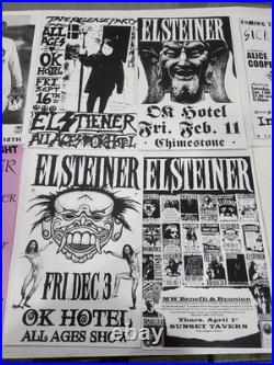 Seattle/Northwest Concert Poster Flyer Lot of 28 Vintage 1980s-90s Public Enemy+
