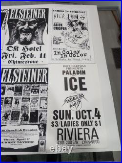 Seattle/Northwest Concert Poster Flyer Lot of 28 Vintage 1980s-90s Public Enemy+