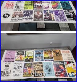 Seattle WA & Northwest Concert Poster Flyers Lot of 28 Vintage 1980s-00s 11x17