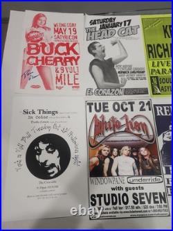 Seattle WA & Northwest Concert Poster Flyers Lot of 28 Vintage 1980s-00s 11x17