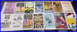 Seattle WA & Northwest Concert Poster Flyers Lot of 28 Vintage 1980s-00s 11x17