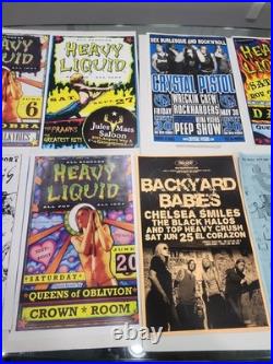 Seattle WA & Northwest Concert Poster Flyers Lot of 28 Vintage 1980s-00s 11x17