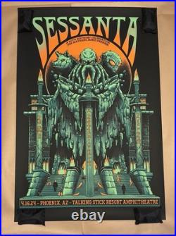 Sessanta Concert Poster 4/16/24 Phoenix AZ Talking Stick Resort APC primus