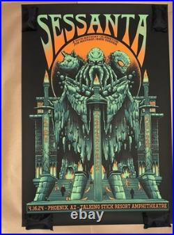 Sessanta Concert Poster 4/16/24 Phoenix AZ Talking Stick Resort APC primus