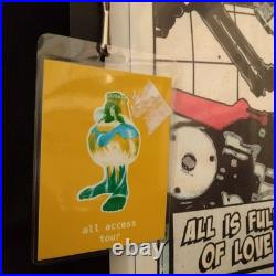 Signed Bjork Concert Poster Framed with Event Pass Oakland 2001 BGP-271 Signed Bjork Concert Poster Framed with Event Pass Oakland 2001 BGP-271