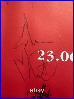Signed By All Four Band Members 1991 Danzig Concert Poster Gemany