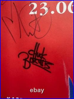 Signed By All Four Band Members 1991 Danzig Concert Poster Gemany