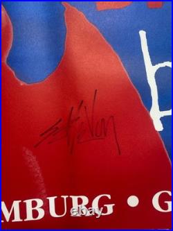 Signed By All Four Band Members 1991 Danzig Concert Poster Gemany