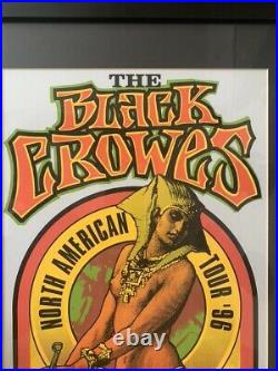 Signed Mark Arminski 1996 The Black Crowes Concert Poster Rare Variant