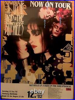 Siouxsie and the Banshees Kiss In the Dreamhouse original german Concert Poster