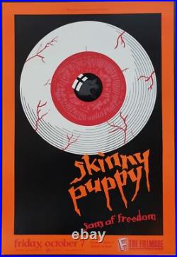 Skinny Puppy Concert Poster San Francisco 1988 F-54 The Fillmore Skinny Puppy Concert Poster San Francisco 1988 F-54 The Fillmore