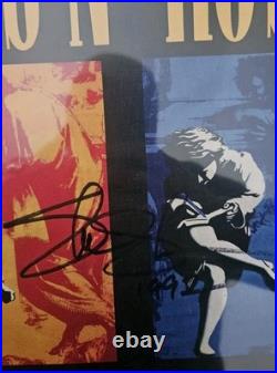 Slash Guns N Roses Signed 11x17 Concert Poster 92' Vintage Metallica Use Your IL