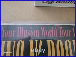 Slash Guns N Roses Signed 11x17 Concert Poster 92' Vintage Metallica Use Your IL