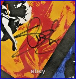 Slash Hand Signed Gig concert poster 9/4/1992 Houston Astrodome Illusions Tour