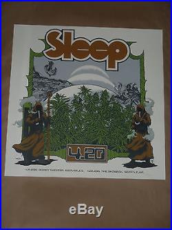 Sleep David D'Andrea Arik Roper 420 Seattle Denver signed concert poster print