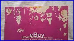 Small Faces withRod Stewart Concert Poster Handbill Boston Tea Party 1970