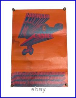 Sopwith Camel 1967 Neon Rose Moscoso Promo Concert Poster Original 1st Print
