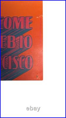 Sopwith Camel 1967 Neon Rose Moscoso Promo Concert Poster Original 1st Print