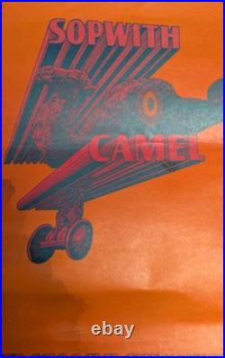 Sopwith Camel 1967 Neon Rose Moscoso Promo Concert Poster Original 1st Print