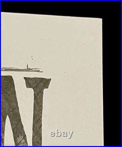 Soundgarden 2013 Concert Tour Poster Signed Derek Hess Borgata Atlantic City Nj