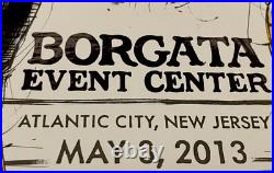 Soundgarden 2013 Concert Tour Poster Signed Derek Hess Borgata Atlantic City Nj