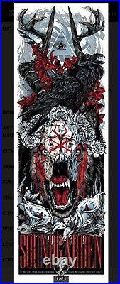 Soundgarden 2013 Tour Wallingford Ct Rhys Cooper S/n Concert Poster 76/100