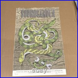 Soundgarden Concert Poster Midland Theatre Kansas City May 22, 2013 4/225