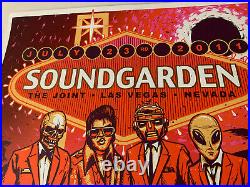 Soundgarden Concert Poster Munk One Las Vegas July 23rd 2011 Rare Hard Rock