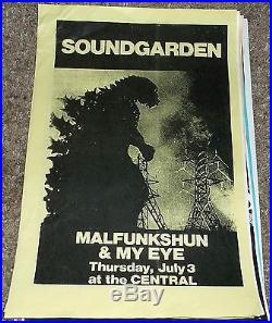 Soundgarden Malfunkshun Andy Wood My Eye concert flyer poster