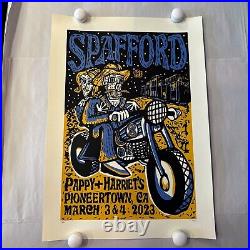 Spafford Concert Poster March 3-4 2023 Pappy & Harriet's Pioneertown CA # 32/60