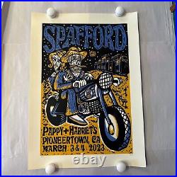 Spafford Concert Poster March 3-4 2023 Pappy & Harriet's Pioneertown CA # 32/60