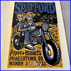 Spafford Concert Poster March 3-4 2023 Pappy & Harriet's Pioneertown CA # 32/60