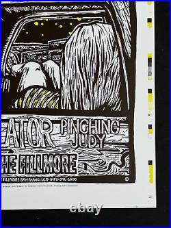 Special Black White Yellow Gin Blossoms Original Concert Poster Fillmore 1994