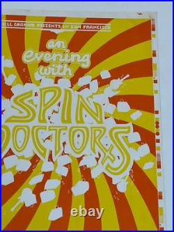 Spin Doctors San Fran Warfield 1993 Original RARE BGP VARIANT Concert Poster