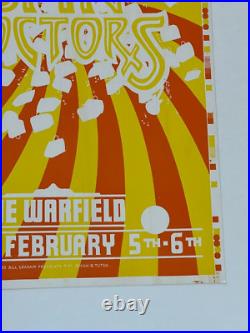 Spin Doctors San Fran Warfield 1993 Original RARE BGP VARIANT Concert Poster