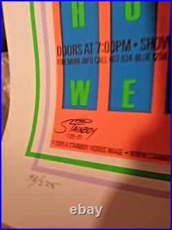 Stainboy RARE Signed HOB Concert Poster Orlando Florida 2005 Big Elvis Costello