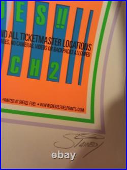Stainboy RARE Signed HOB Concert Poster Orlando Florida 2005 Big Elvis Costello