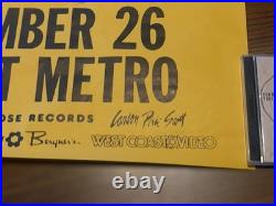 Steve Stevens Atomic Playboys 7/28/1989 Concert Poster Chicago Cabaret Metro