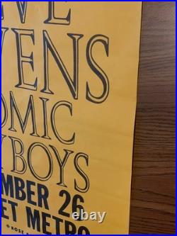 Steve Stevens Atomic Playboys 7/28/1989 Concert Poster Chicago Cabaret Metro