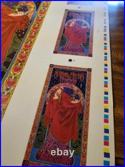 Stevie Nicks Original Concert Art Print Poster Uncut Sheet Signed Bob Masse Stevie Nicks Original Concert Art Print Poster Uncut Sheet Signed Bob Masse