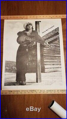 Stevie Ray Vaughan 1986 Concert Poster Royal Oak Music Theater, Detroit