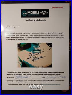 Stevie Wonder Signed Concert Poster Original 2008 Coa Included See All Photos