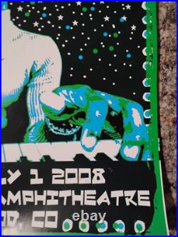 Stevie Wonder Signed Concert Poster Original 2008 Coa Included See All Photos